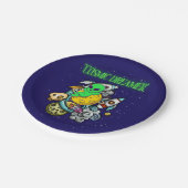 kosmische dromer papieren bordje (Gekanteld)