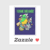 kosmische dromer sticker (Vel)
