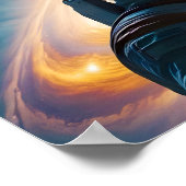 Kosmische dubbele belichting Space Infinity Univer Poster (Hoek)