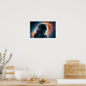 Kosmische dubbele belichting Space Infinity Univer Poster (Keuken)