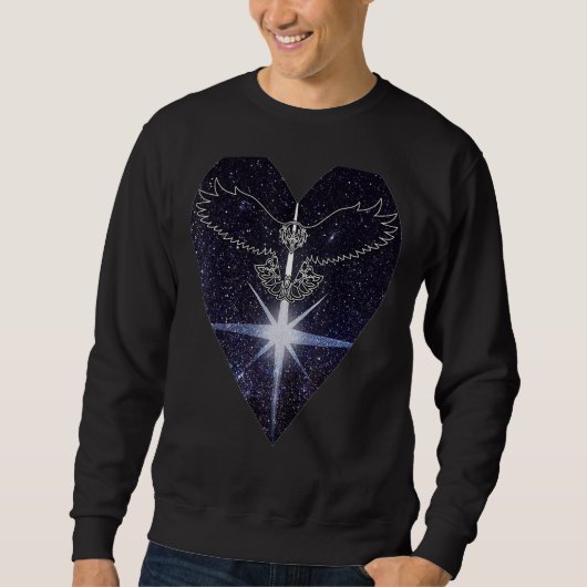 Kosmische Eagle Liefde Trui (Voorkant)