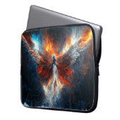 Kosmische Engel 2.0_Digitale Kunst Laptop Sleeve (Voorkant Links)