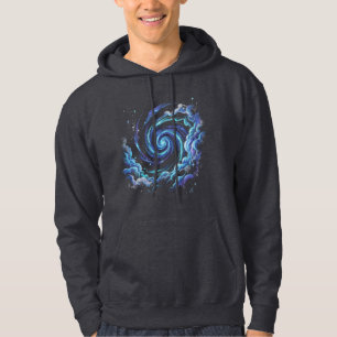 Kosmische Galaxy Draai Abstract Hoodie