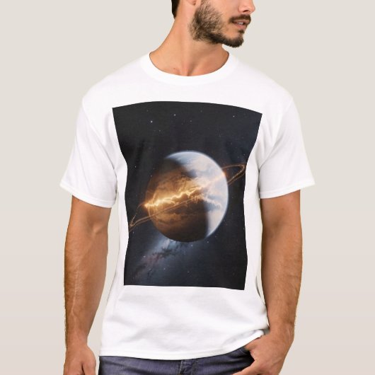 Kosmische genezing -- ruimtebeeld t-shirt (Voorkant)