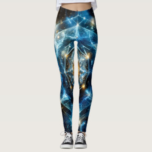 Kosmische Geometrie Mandala Ster Heelal Abstract Leggings