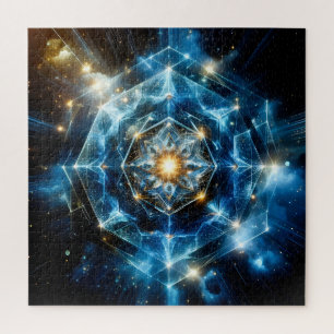Kosmische Geometrie Mandala Ster Heelal Abstract Legpuzzel