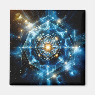 Kosmische Geometrie Mandala Ster Heelal Abstract Magneet