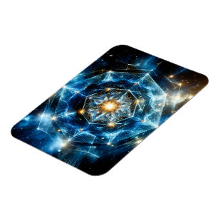Kosmische Geometrie Mandala Ster Heelal Abstract Magneet