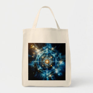 Kosmische Geometrie Mandala Ster Heelal Abstract Tote Bag