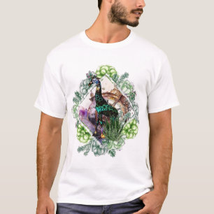 kosmische Giraffe - met tijdreizen, schedel, T-shirt