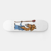Kosmische Giraffe Schaats Deck Skateboard (Horizontaal)