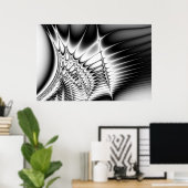 kosmische gitaar poster (Thuiskantoor)