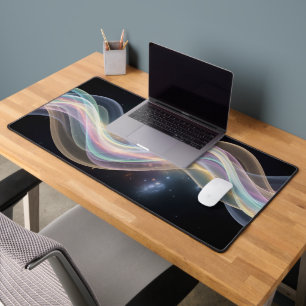 Kosmische Golf Galaxy Licht Abstracte Deckmat Bureaumat