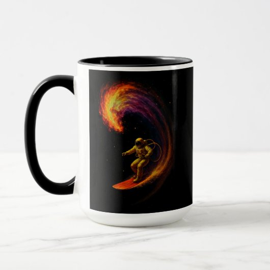 Kosmische Golfrijder Mok (Links)