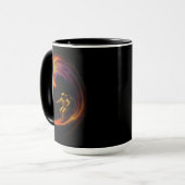 Kosmische Golfrijder Mok (Voorkant links)