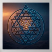 Kosmische Harmonie: Het Eeuwige Embleem Poster (Voorkant)