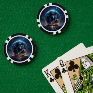 Kosmische Heks – Geboren uit de Sterrenbol. Poker Chips