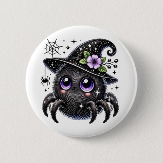 Kosmische Heksen Spin Ronde Button 5,7 Cm (Voorkant)