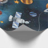 kosmische hemel-Waterverf in de kosmische ruimte Cadeaupapier (Hoek)