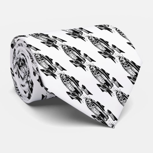 Kosmische hoogten: Ruimteraket Stropdas (Opgerold)