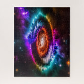 Kosmische Indigo Spiraal Galaxy in de ruimte Legpuzzel (Verticaal)