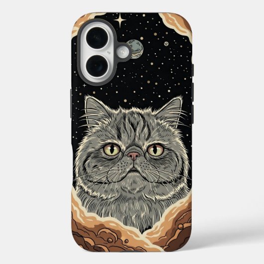 Kosmische Kat Case-Mate iPhone Case (Achterkant)