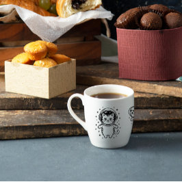 Kosmische Kat Mok – Ruimte Kat Vibes