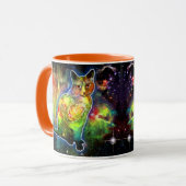 Kosmische Kat Omicron Mok (Voorkant links)