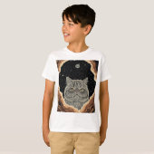 Kosmische Kat T-shirt (Voorkant volledig)