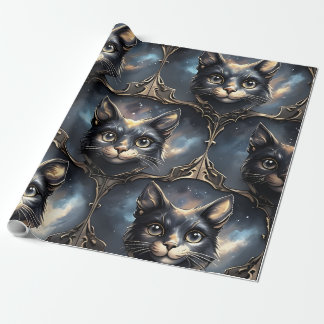 kosmische katten cadeaupapier