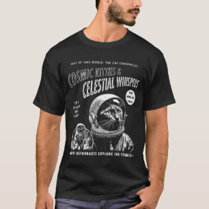 Kosmische Katten en hemelse fluisteringen T-shirt