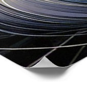 kosmische kattengeest poster (Hoek)