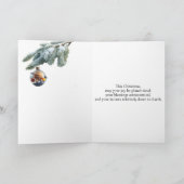 Kosmische kerst Kaart (Binnen)