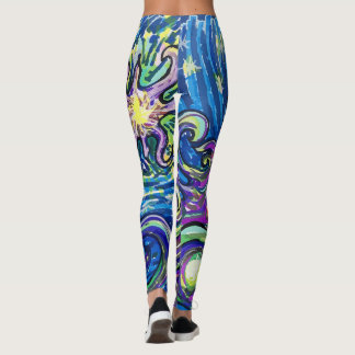Kosmische Kerstboom Leggings
