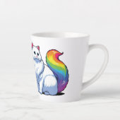 Kosmische Kitty Latte Mok (Rechts)