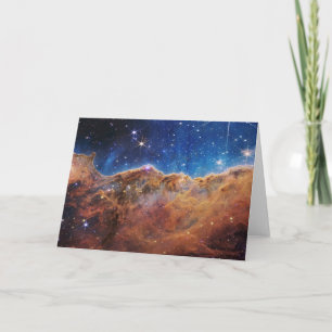 Kosmische kliffen in de Carina-nevel James Webb Kaart