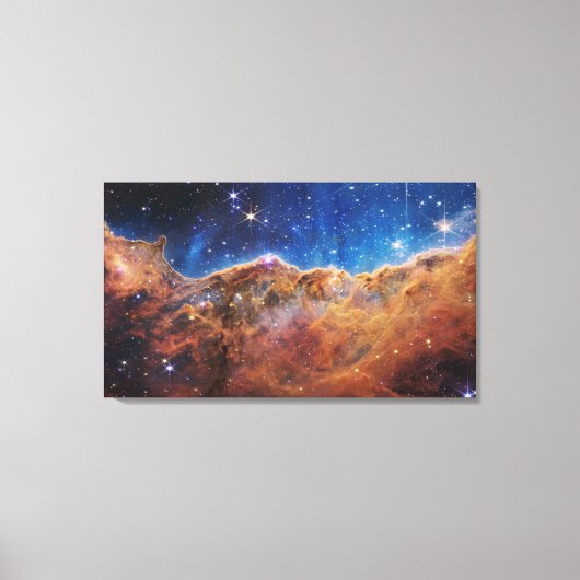 Kosmische kliffen in de Carinanevel | James Webb | Canvas Afdruk (Voorkant)
