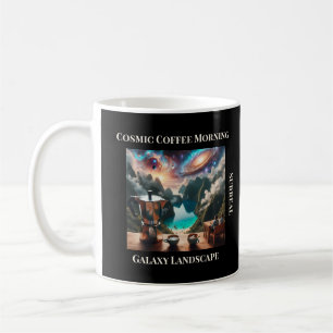 Kosmische koffiemorgen – Surrealistisch sterrenste Koffiemok