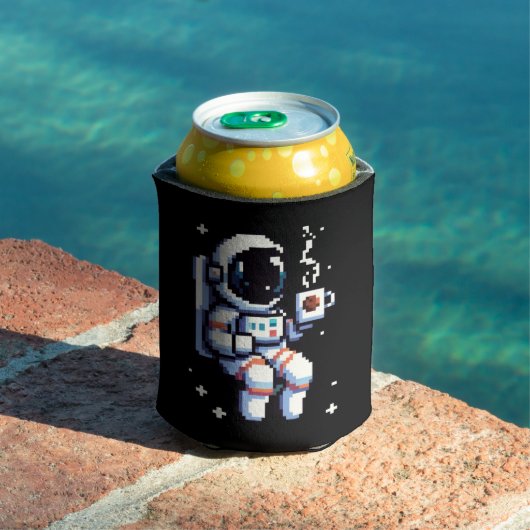 Kosmische koffiepauze: Astro Java - Space Sipper Blikjeskoeler (Insitu Zwembad)