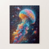 Kosmische kwal artwork legpuzzel (Verticaal)