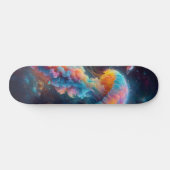 Kosmische kwal artwork skateboard (Horizontaal)