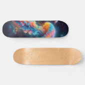 Kosmische kwal artwork skateboard (Horizontaal)