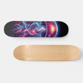 Kosmische kwal kunstwerk Galaxy Skateboard (Horizontaal)