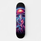 Kosmische kwal kunstwerk Galaxy Skateboard (Voorkant)