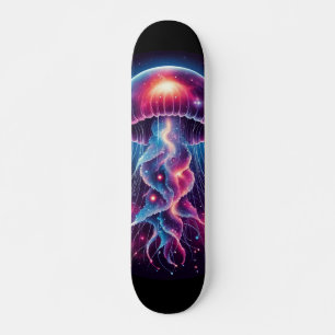 Kosmische kwal kunstwerk Galaxy Skateboard