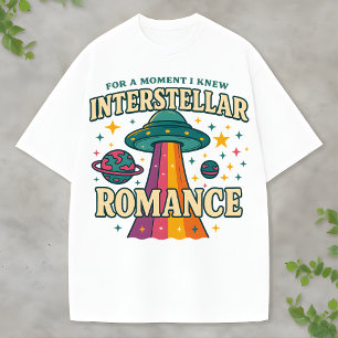 Kosmische Liefde: Het onthullen van UFO en ruimte- T-shirt