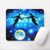 kosmische liefde muismat (Met muis)