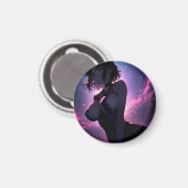 Kosmische Lunar Scout Anime Dream Magneet (Voorkant / Achterkant)