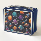 Kosmische lunchbox: lunchbox met ruimtethema (Achterkant)