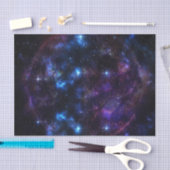 Kosmische Maan (Ontwerp 9 van de Paarse Serie) Tissuepapier (Craft)